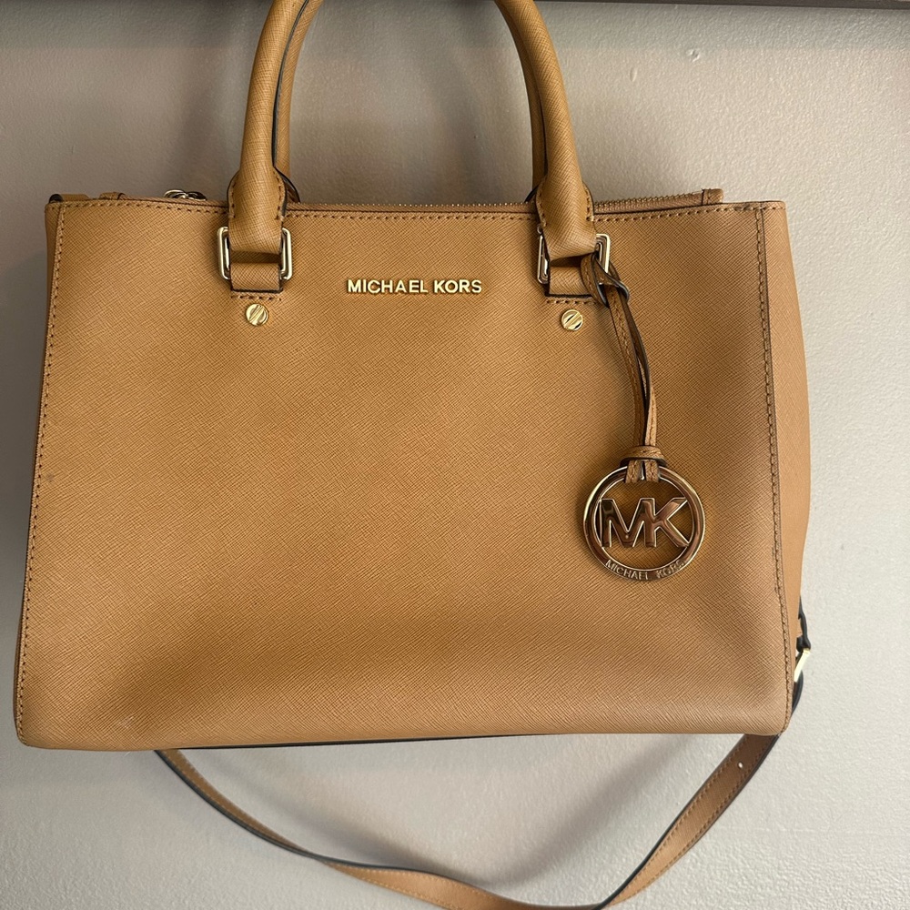 Michael Kors Brown Leather Satchel